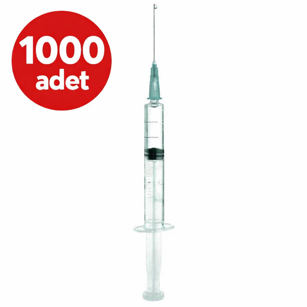 Şafak Enjektör 1 cc 3 Parça Mavi - 1000 Adet
